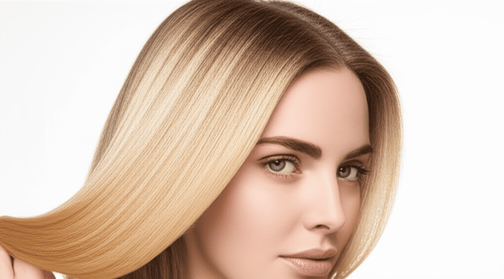 A youthful hairstyle