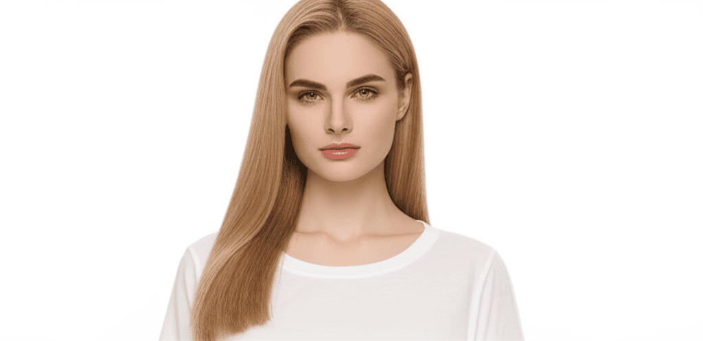 healthy hair woman